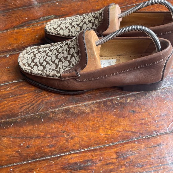 Coach Men's Loafers - signature design. Size 10 - Picture 3 of 4